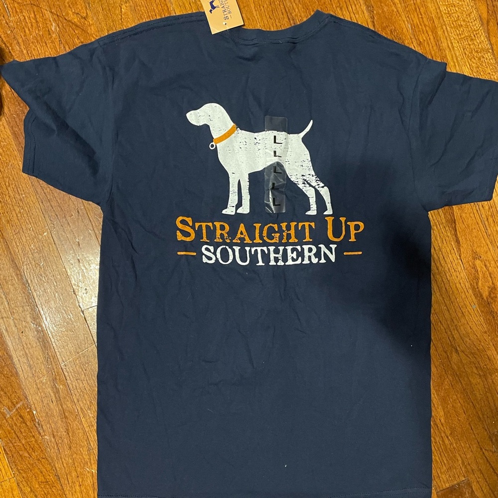 Men’s NWT Straight Up Southern T-shirt, size lg